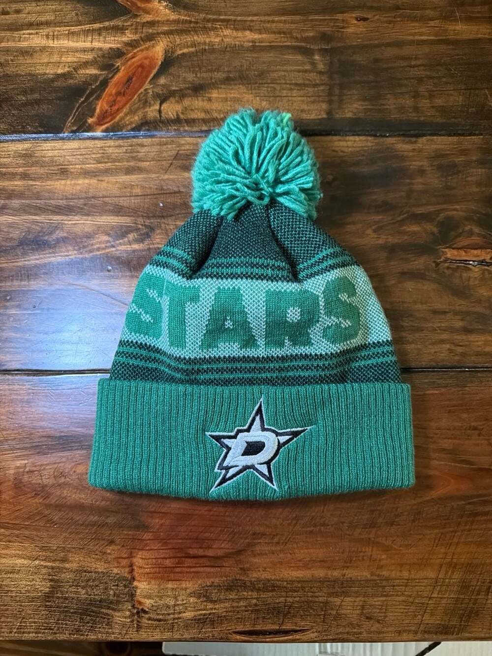 Adidas Dallas Stars NHL Knit Pom Beanie Hat